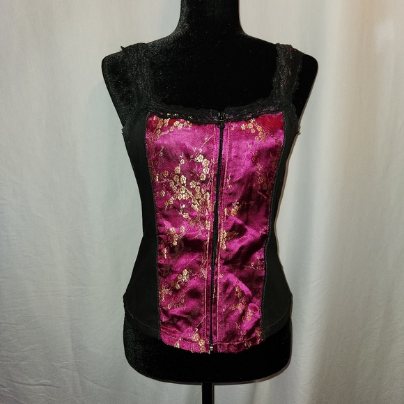 Tripp nyc Tops - Goth gothic corset cami bustier tank